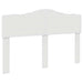 Cadru de pat cu headboard Alb 160 x 200 cm Lemn compozit - WALTI WALTI