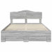 Cadru de pat cu headboard Gri Sonoma 160 x 200 cm Lemn compozit - WALTI WALTI