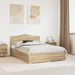 Cadru de pat cu sertar Stejar Sonoma 150 x 200 cm Lemn compozit - WALTI WALTI