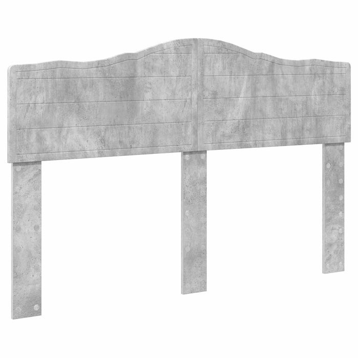 Cadru de pat cu sertar Gri din beton 150 x 200 cm Lemn compozit - WALTI WALTI