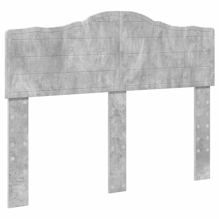Cadru de pat cu sertar Gri din beton 135 x 190 cm Lemn compozit - WALTI WALTI