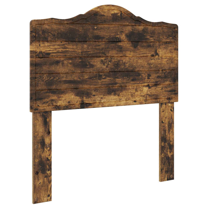 Cadru de pat cu sertar Stejar fumuriu 75 x 190 cm Lemn compozit - WALTI WALTI