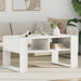Masă de cafea cu depozitare Alb 92 x 53 x 45 cm Lemn compozit - WALTI WALTI