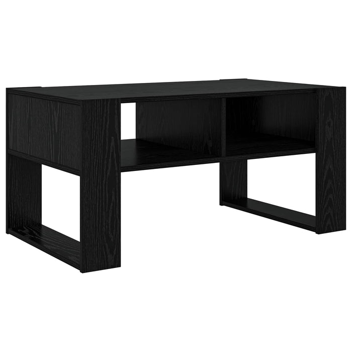 Masă de cafea Stejar Negru 92 x 53 x 45 cm Lemn compozit - WALTI WALTI