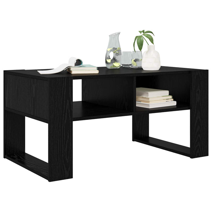 Masă de cafea Stejar Negru 92 x 53 x 45 cm Lemn compozit - WALTI WALTI