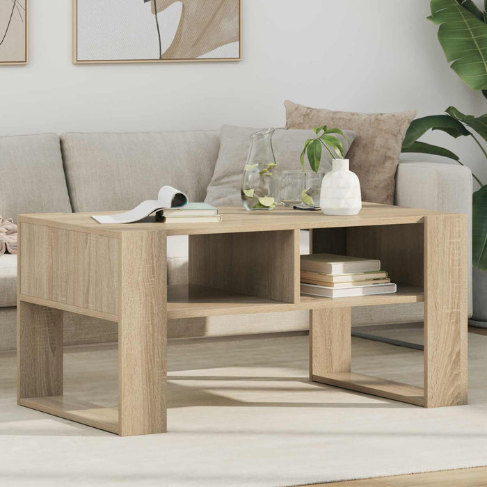 Masă de cafea Stejar Sonoma 92 x 53 x 45 cm Lemn compozit - WALTI WALTI