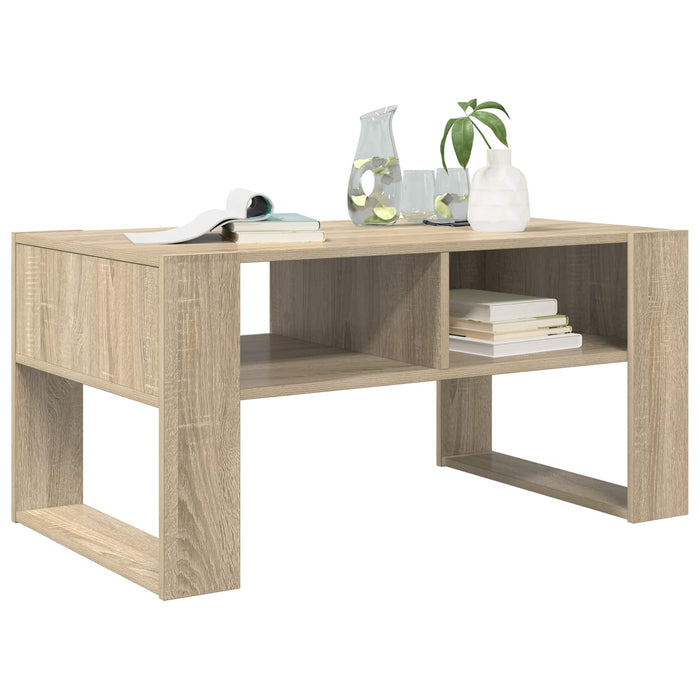 Masă de cafea Stejar Sonoma 92 x 53 x 45 cm Lemn compozit - WALTI WALTI