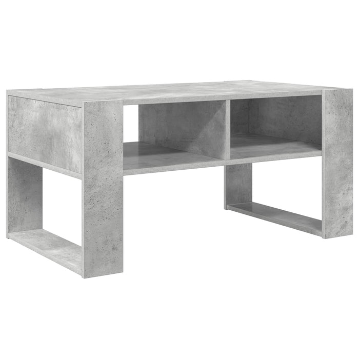 Masă de cafea Gri din beton 92 x 53 x 45 cm Lemn compozit - WALTI WALTI