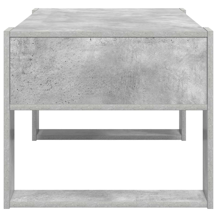 Masă de cafea Gri din beton 92 x 53 x 45 cm Lemn compozit - WALTI WALTI