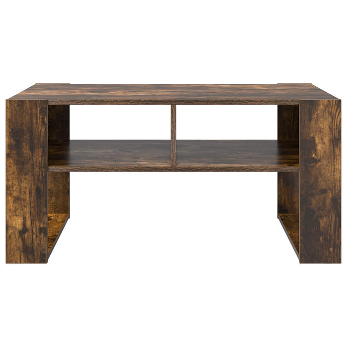 Masă de cafea Stejar fumuriu 92 x 53 x 45 cm Lemn compozit - WALTI WALTI
