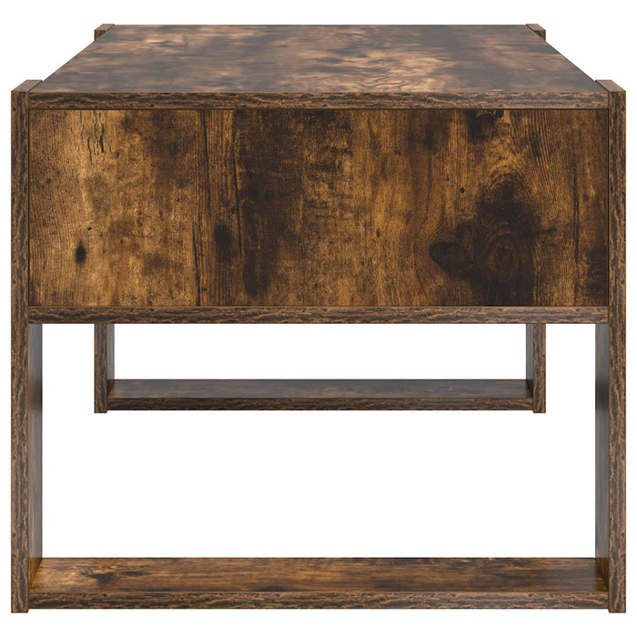 Masă de cafea Stejar fumuriu 92 x 53 x 45 cm Lemn compozit - WALTI WALTI