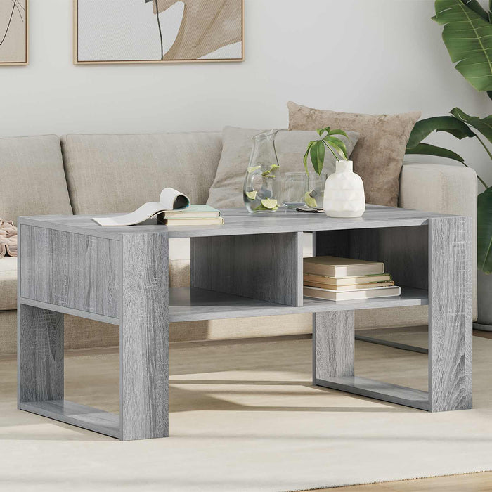 Masă de cafea Gri Sonoma 92 x 53 x 45 cm Lemn compozit - WALTI WALTI