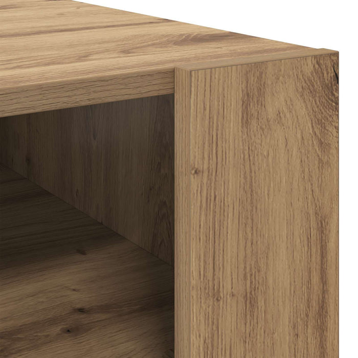Masă de cafea Stejar Artizanal 92 x 53 x 45 cm Lemn compozit - WALTI WALTI