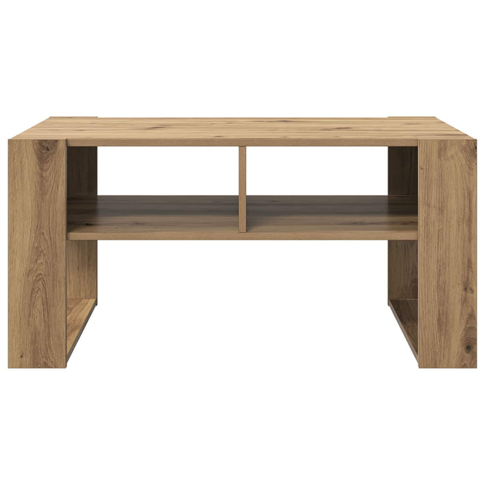 Masă de cafea Stejar Artizanal 92 x 53 x 45 cm Lemn compozit - WALTI WALTI