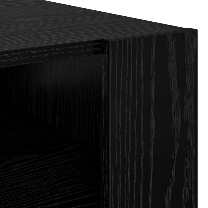 Masă de cafea Stejar Negru 66 x 53 x 45 cm Lemn compozit - WALTI WALTI