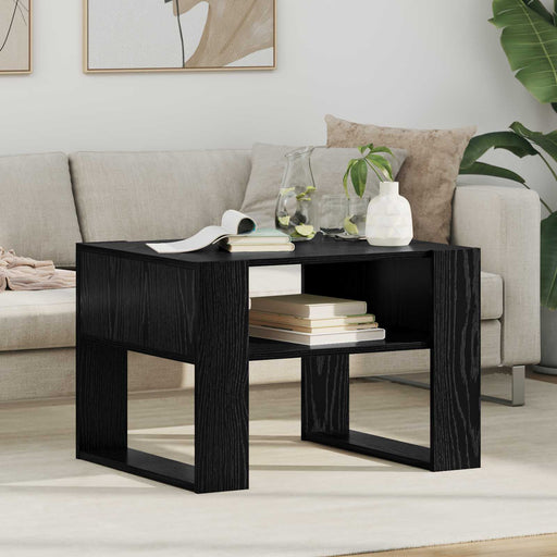 Masă de cafea Stejar Negru 66 x 53 x 45 cm Lemn compozit - WALTI WALTI