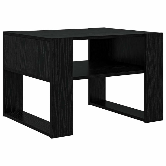 Masă de cafea Stejar Negru 66 x 53 x 45 cm Lemn compozit - WALTI WALTI