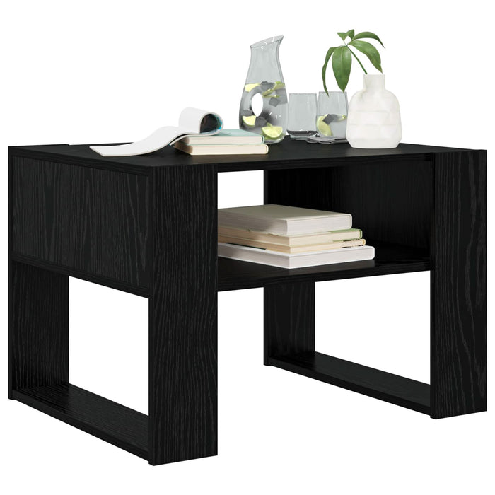 Masă de cafea Stejar Negru 66 x 53 x 45 cm Lemn compozit - WALTI WALTI