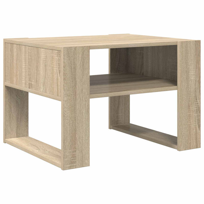 Masă de cafea Stejar Sonoma 66 x 53 x 45 cm Lemn compozit - WALTI WALTI