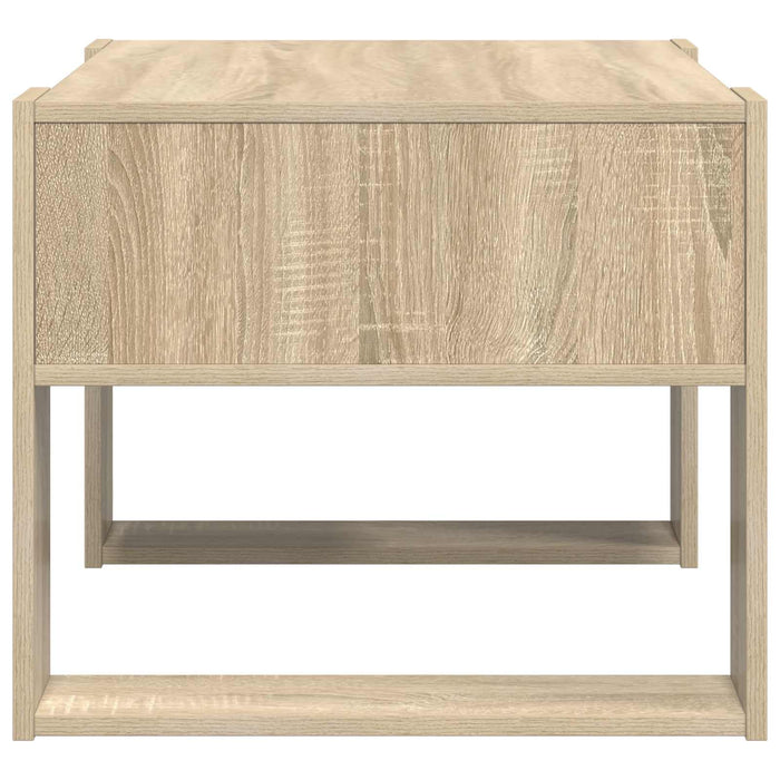 Masă de cafea Stejar Sonoma 66 x 53 x 45 cm Lemn compozit - WALTI WALTI