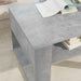 Masă de cafea Gri din beton 66 x 53 x 45 cm Lemn compozit - WALTI WALTI