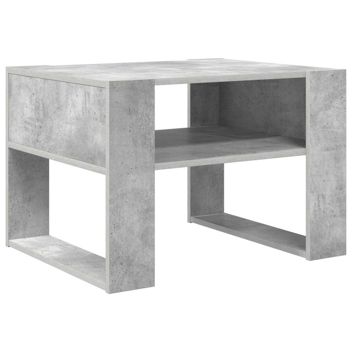 Masă de cafea Gri din beton 66 x 53 x 45 cm Lemn compozit - WALTI WALTI