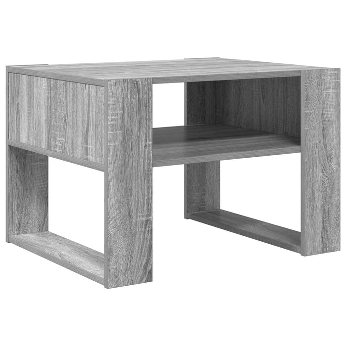 Masă de cafea Gri Sonoma 66 x 53 x 45 cm Lemn compozit - WALTI WALTI