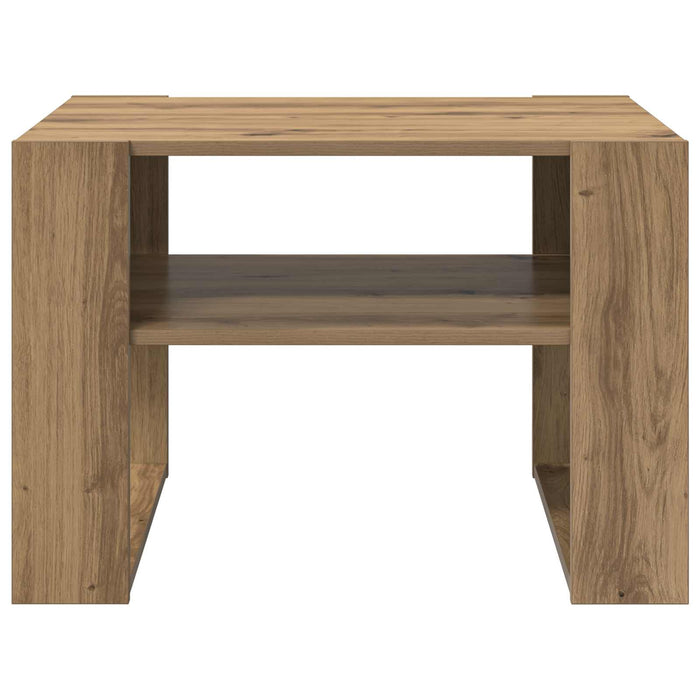 Masă de cafea Stejar Artizanal 66 x 53 x 45 cm Lemn compozit - WALTI WALTI