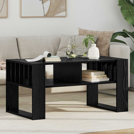 Masă de cafea Stejar Negru 92 x 49,5 x 45 cm Lemn compozit - WALTI WALTI