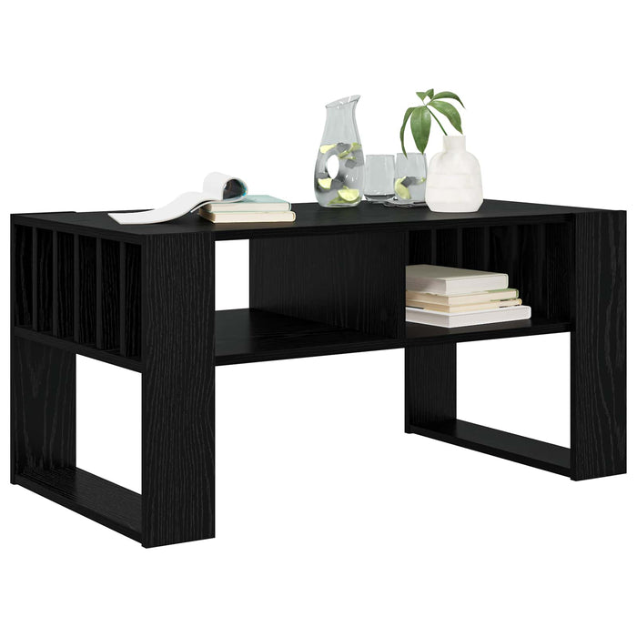 Masă de cafea Stejar Negru 92 x 49,5 x 45 cm Lemn compozit - WALTI WALTI
