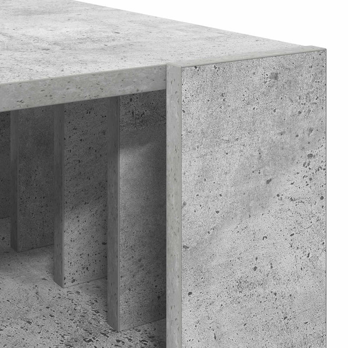 Masă de cafea Gri din beton 92 x 49,5 x 45 cm Lemn compozit - WALTI WALTI