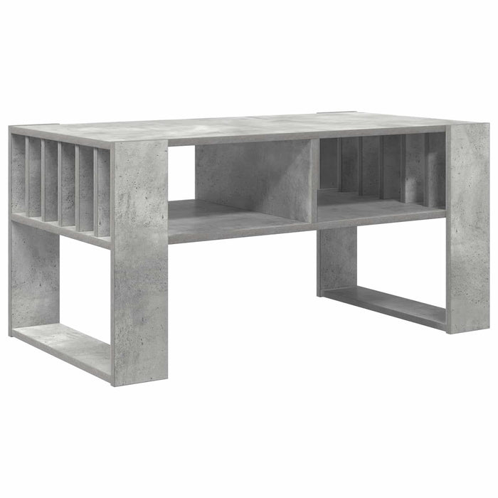 Masă de cafea Gri din beton 92 x 49,5 x 45 cm Lemn compozit - WALTI WALTI