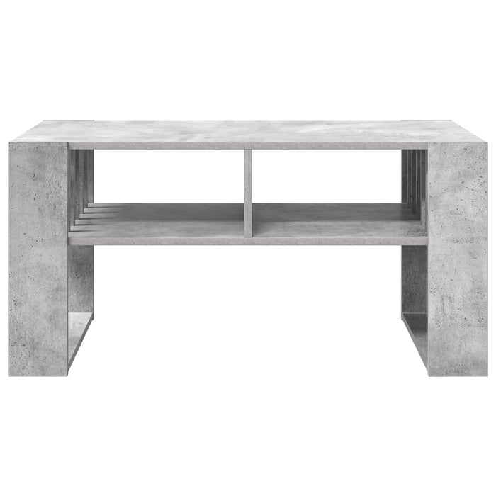 Masă de cafea Gri din beton 92 x 49,5 x 45 cm Lemn compozit - WALTI WALTI