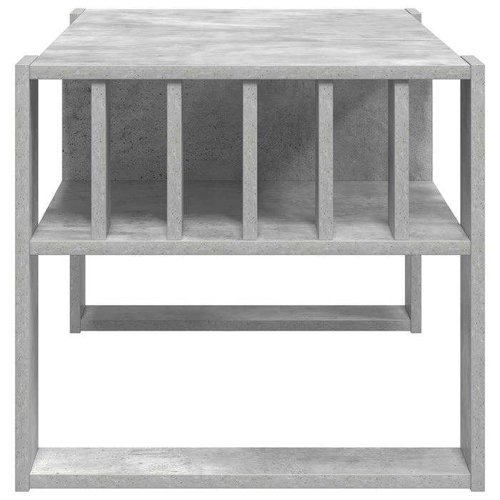 Masă de cafea Gri din beton 92 x 49,5 x 45 cm Lemn compozit - WALTI WALTI