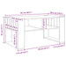Masă de cafea Gri din beton 92 x 49,5 x 45 cm Lemn compozit - WALTI WALTI