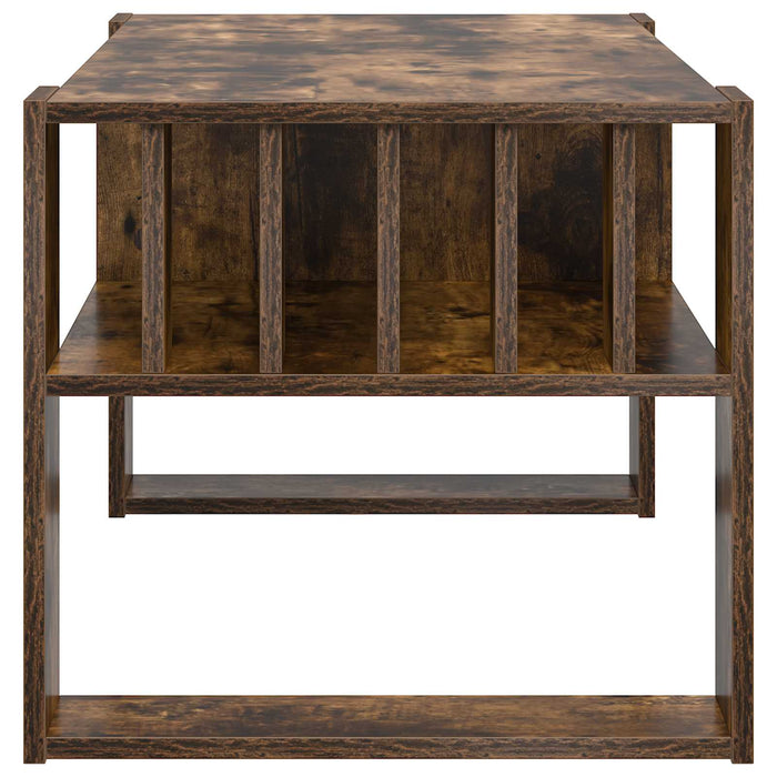 Masă de cafea Stejar fumuriu 92 x 49,5 x 45 cm Lemn compozit - WALTI WALTI