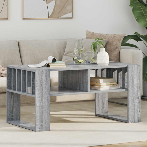 Masă de cafea Gri Sonoma 92 x 49,5 x 45 cm Lemn compozit - WALTI WALTI