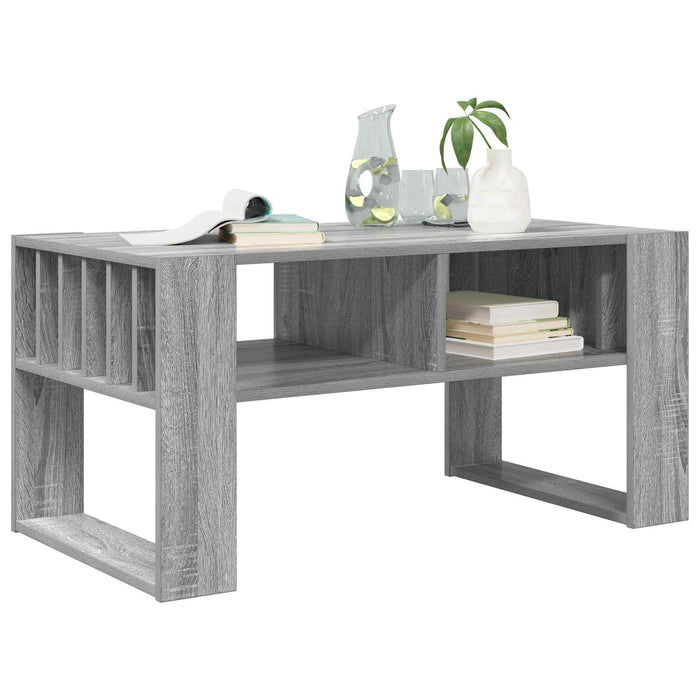 Masă de cafea Gri Sonoma 92 x 49,5 x 45 cm Lemn compozit - WALTI WALTI