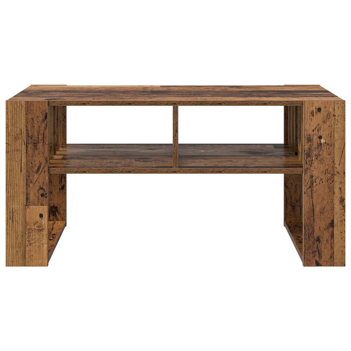 Masă de cafea Lemn vechi 92 x 49,5 x 45 cm Lemn compozit - WALTI WALTI