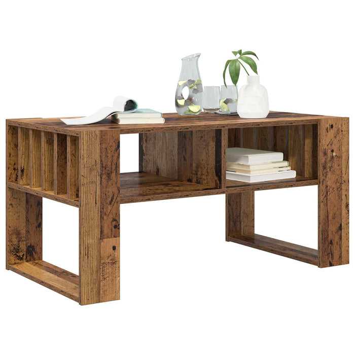 Masă de cafea Lemn vechi 92 x 49,5 x 45 cm Lemn compozit - WALTI WALTI