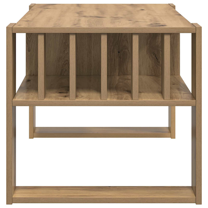 Masă de cafea Stejar Artizanal 92 x 49,5 x 45 cm Lemn compozit - WALTI WALTI