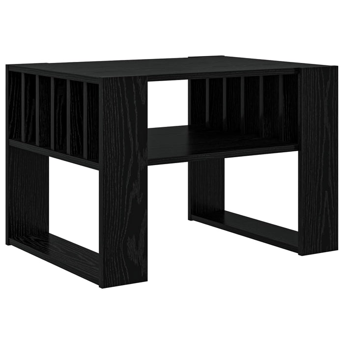 Masă de cafea Stejar Negru 66 x 49,5 x 45 cm Lemn compozit - WALTI WALTI