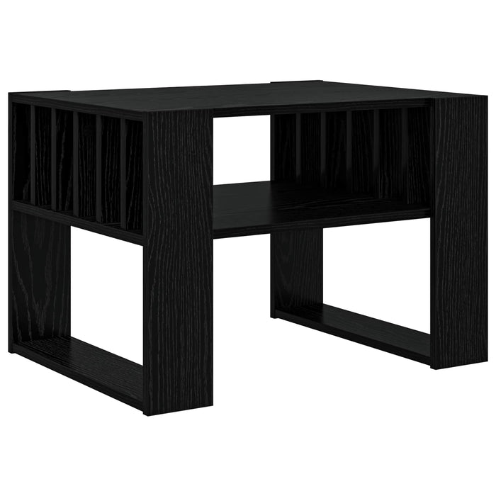 Masă de cafea Stejar Negru 66 x 49,5 x 45 cm Lemn compozit - WALTI WALTI