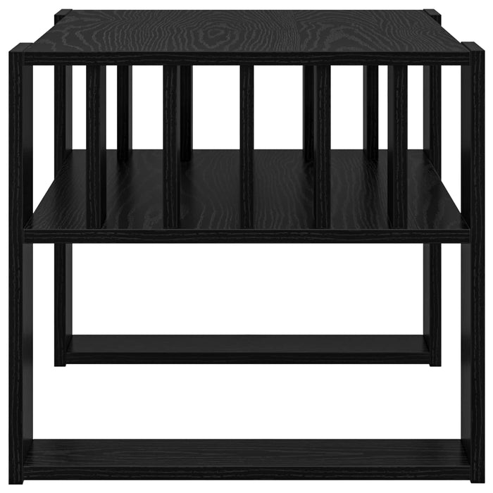 Masă de cafea Stejar Negru 66 x 49,5 x 45 cm Lemn compozit - WALTI WALTI