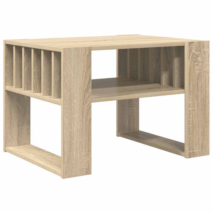 Masă de cafea Stejar Sonoma 66 x 49,5 x 45 cm Lemn compozit - WALTI WALTI