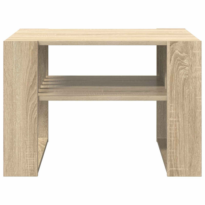 Masă de cafea Stejar Sonoma 66 x 49,5 x 45 cm Lemn compozit - WALTI WALTI
