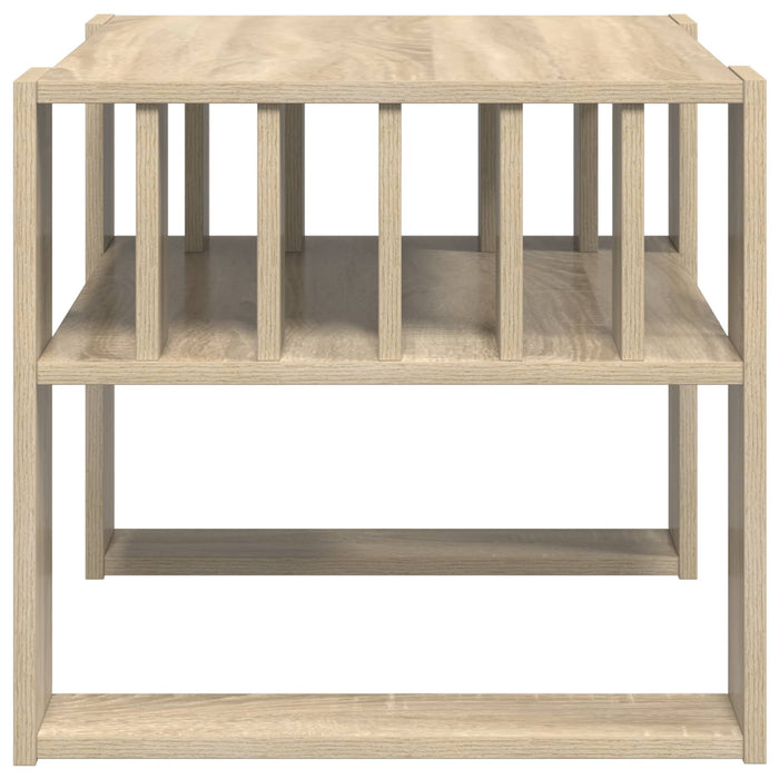 Masă de cafea Stejar Sonoma 66 x 49,5 x 45 cm Lemn compozit - WALTI WALTI