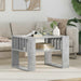 Masă de cafea Gri din beton 66 x 49,5 x 45 cm Lemn compozit - WALTI WALTI