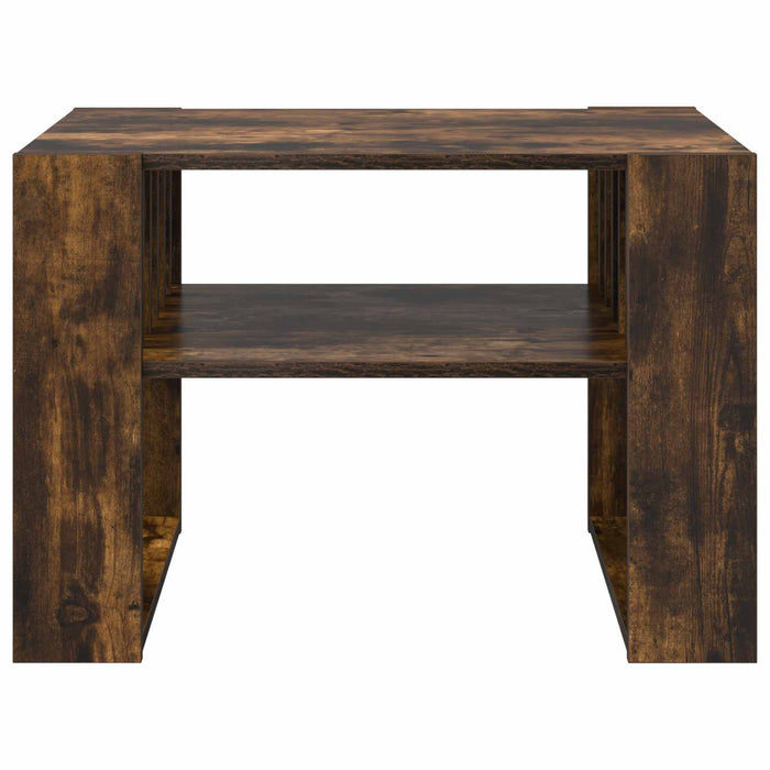 Masă de cafea Stejar fumuriu 66 x 49,5 x 45 cm Lemn compozit - WALTI WALTI