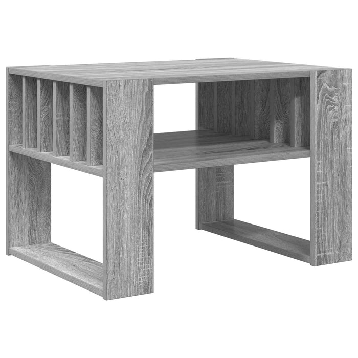 Masă de cafea Gri Sonoma 66 x 49,5 x 45 cm Lemn compozit - WALTI WALTI